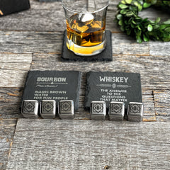 Coasters and Personalized drink stones