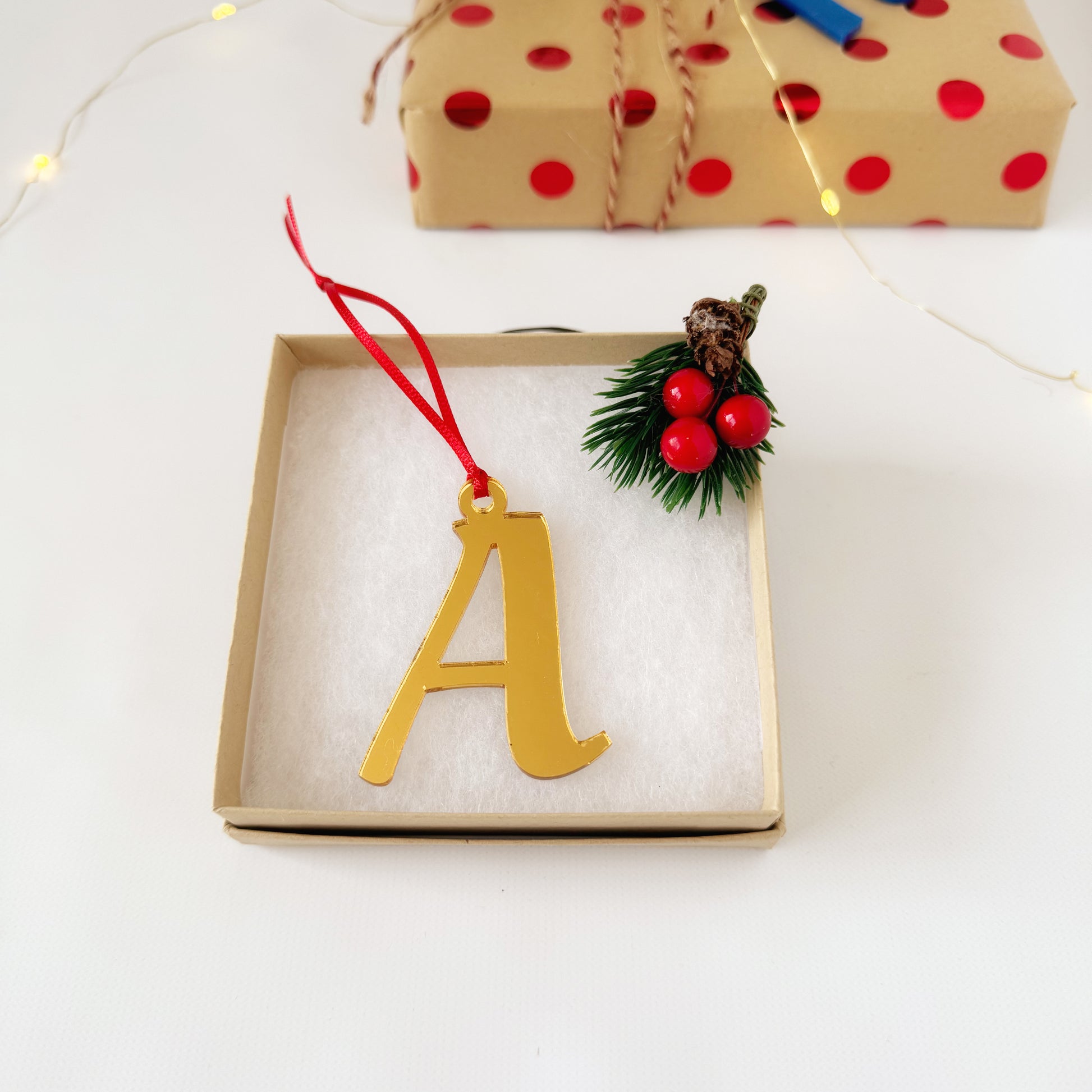 Personalized Initial Elegance Gift Tags, Stocking Hang Tags, Ornaments (A to Z)