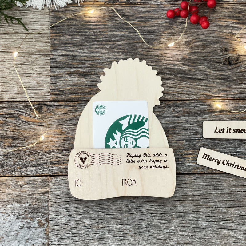 Customizable Winter Hat Gift Card/Money Holder and Christmas Ornament, DIY