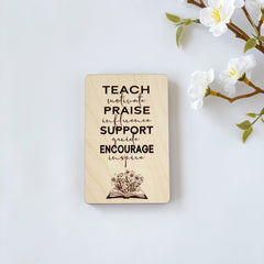 Teacher Appreciation ‘Thank You’ Gift Card Holder for Her, end of year, gift for teacher