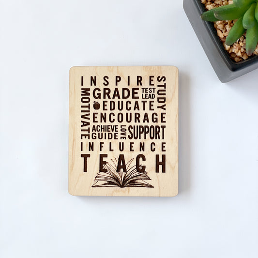 Appreciation ‘Thank You’ Gift Card Holder for Him, end of year, gift for teacher