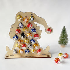 Christmas Advent Calendar Chocolate Holder, Christmas Countdown Lindt chocolate calendar