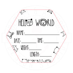 Laser File BUNDLE, SVG, Baby Birth, Mile Markers, Closet Dividers, Instant download, Glowforge ready 