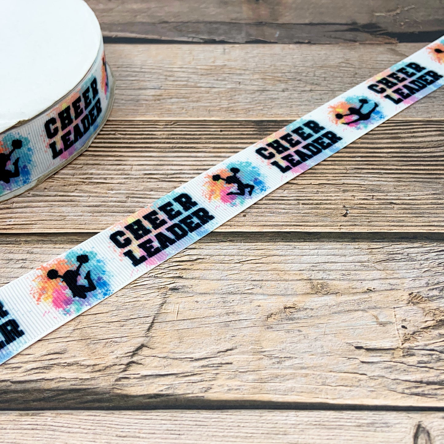 Cheerleader grosgrain ribbon by the yard - Bloom And Anchor