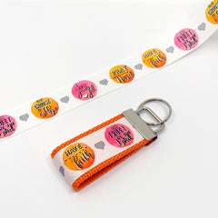 Have faith, Trust in the Lord, Pray hard, Be grateful, Choose hope inspirational key fob, new driver, keychain, wristlet, key chain, faith, christian key fob - Bloom And Anchor