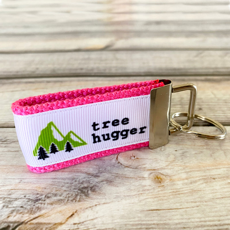 Tree hugger key fob, new driver, keychain, wristlet, tent, camping, camper, camping gift, camping gear - Bloom And Anchor