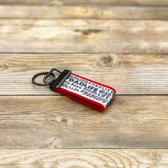 Dadlife Key fob, #dadlife, new parent gift keychain, baby shower, new dad, new father, new baby, Dad, Father's day gift - Bloom And Anchor