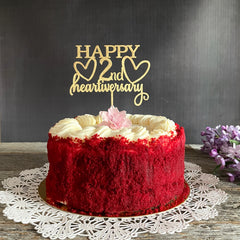 Custom Cake Topper for Heart Transplant Anniversary, Heartiversary, any year