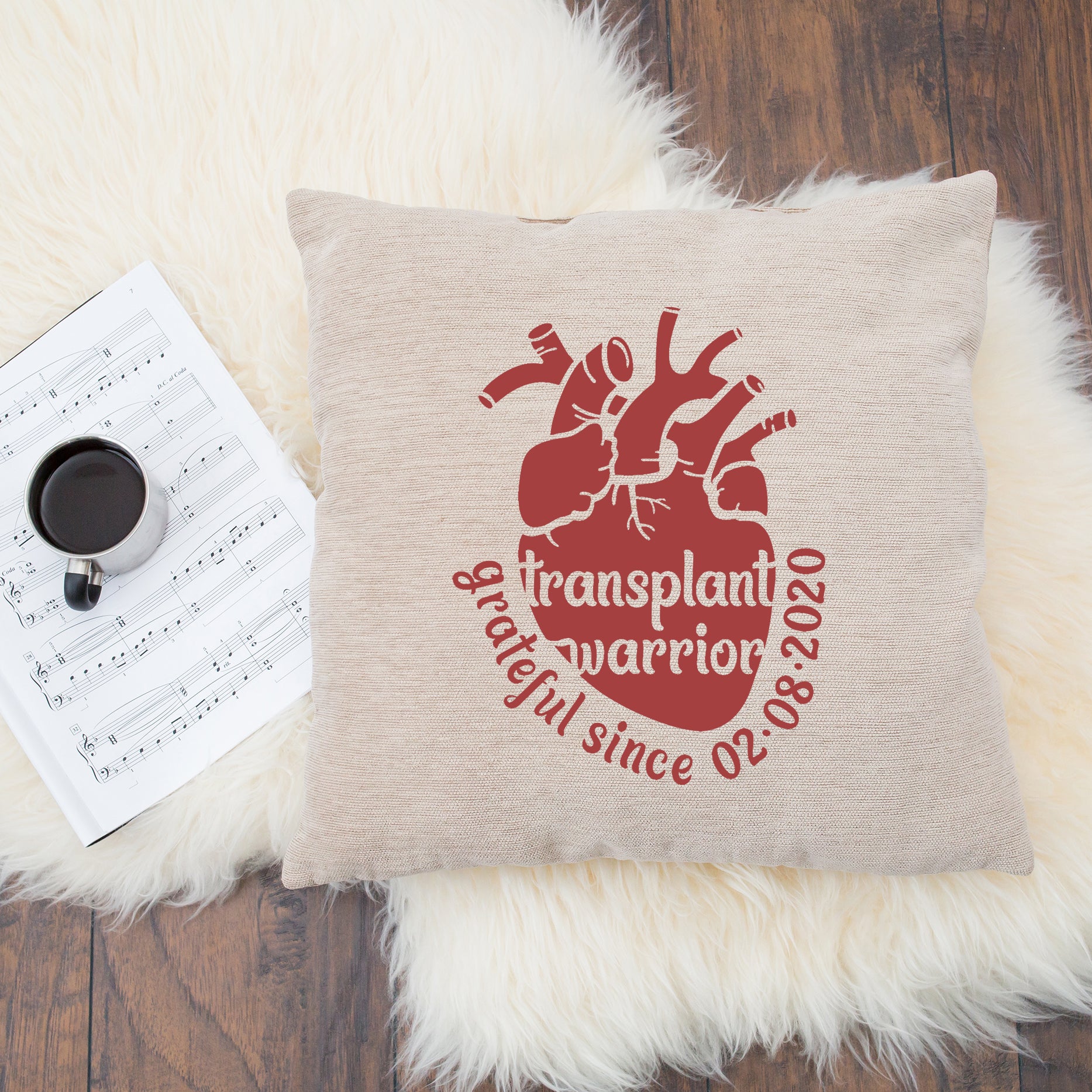 Transplant Warrior, personalize with date, Heart Transplant, Organ Donation, Organ Recipient heat transfer, iron-on, t shirt iron on