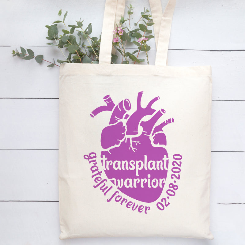 Transplant Warrior, grateful forever, personalize with date, Heart Transplant, Organ Donation, Organ Recipient heat transfer, iron-on, t shirt iron on